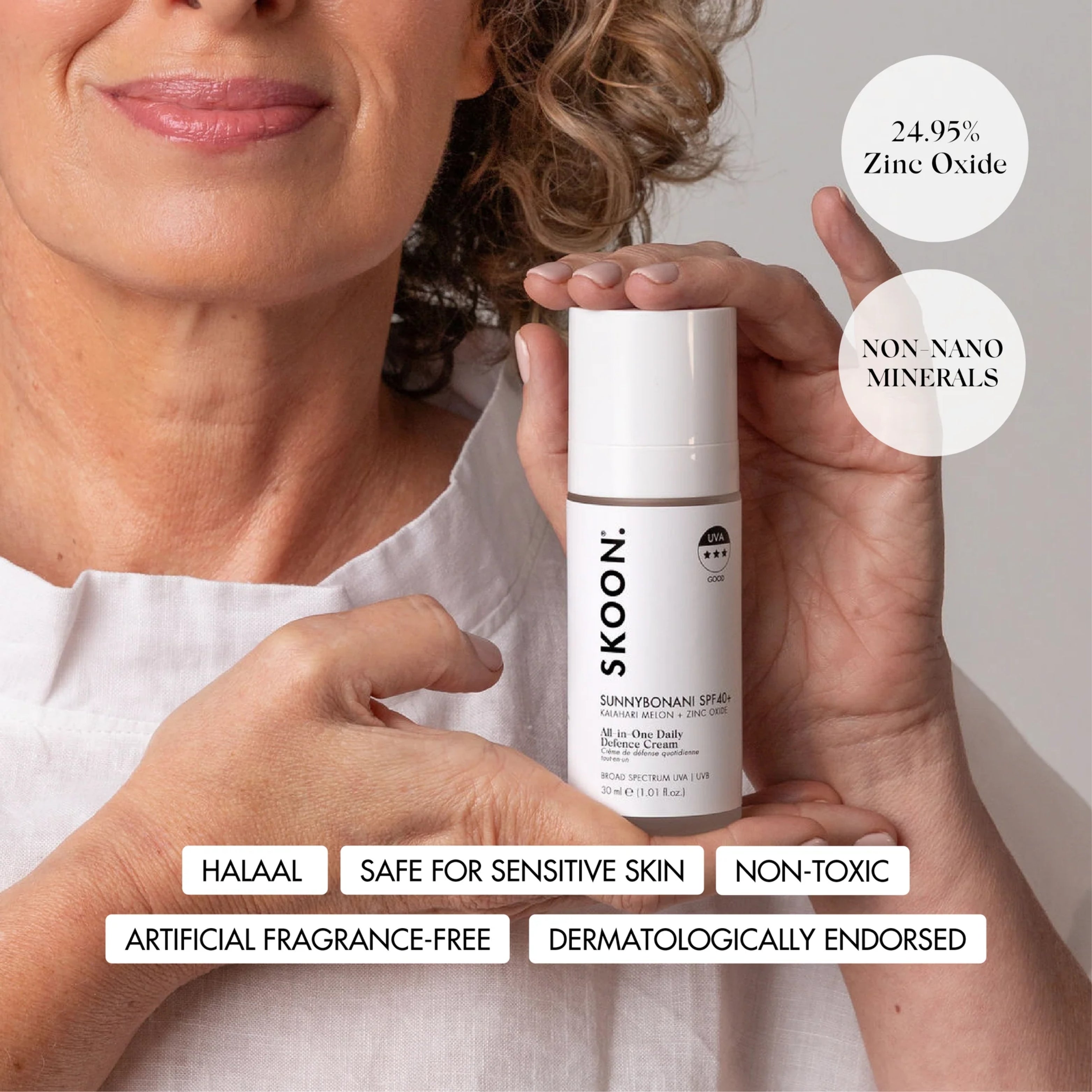 SKOON - Sunnybonani SPF40+ All-In-One Daily Defence Cream 30ml