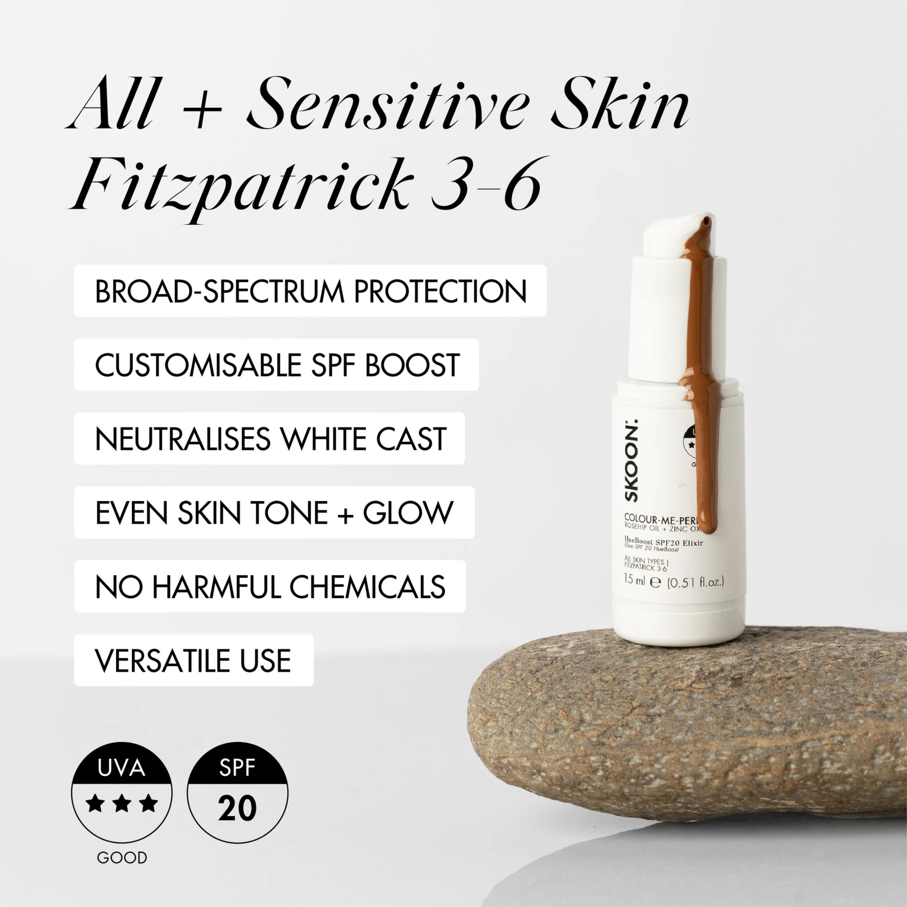 SKOON - Colour Me Perfect HueBoost SPF20 Elixir 15ml