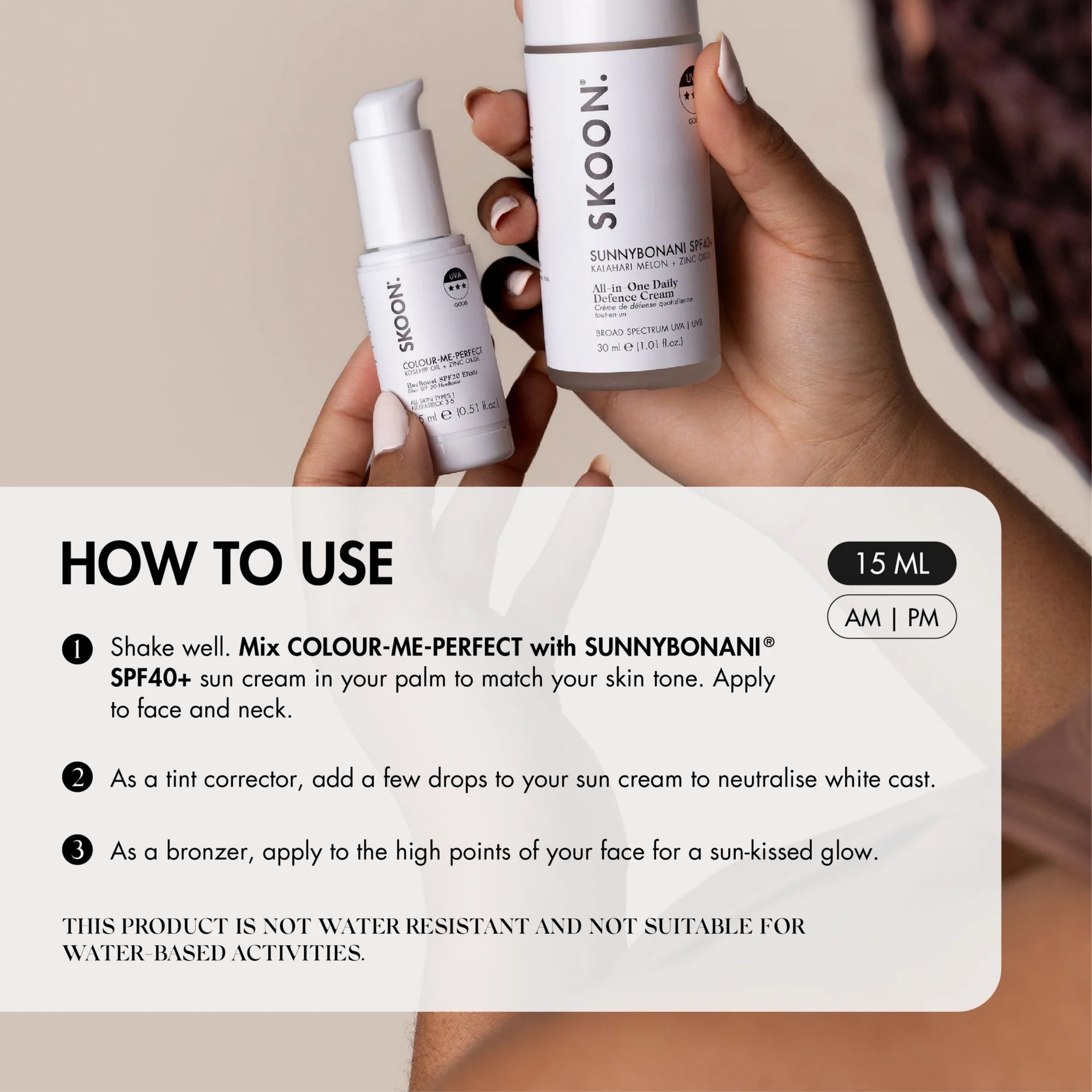 SKOON - Colour Me Perfect HueBoost SPF20 Elixir 15ml