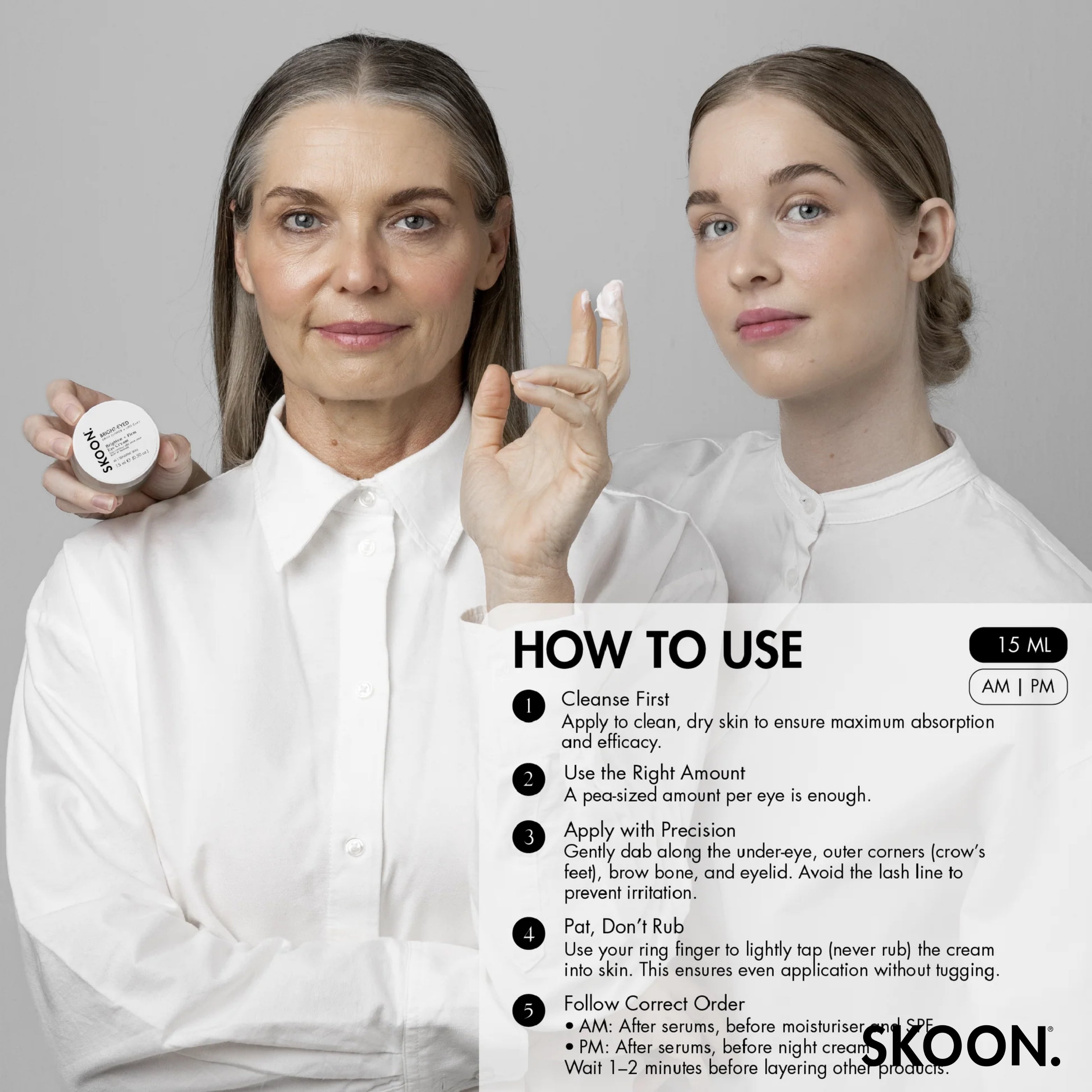 SKOON - Bright-Eyed Brighten + Firm Eye Cream 15ml