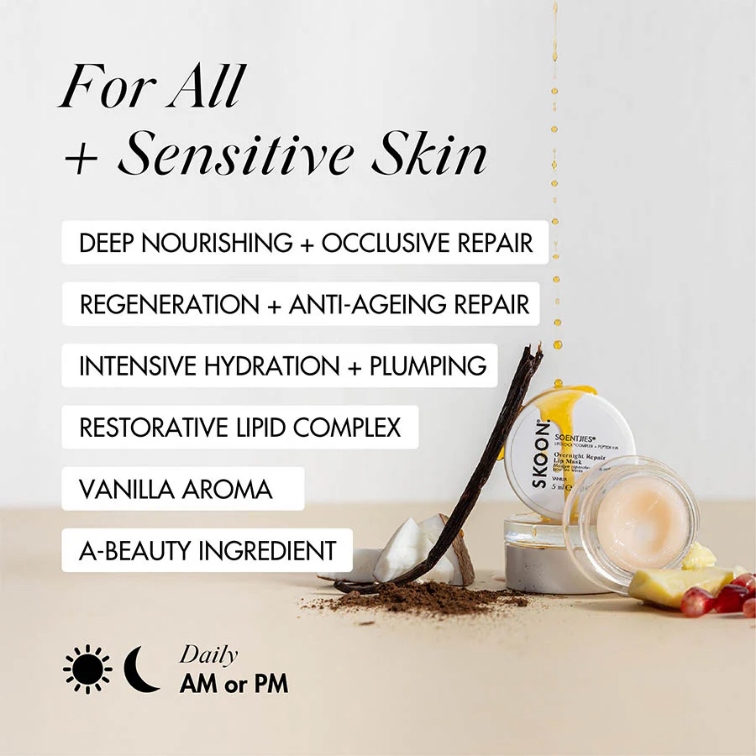 SKOON - Soentjies Overnight Repair Lip Mask 5g