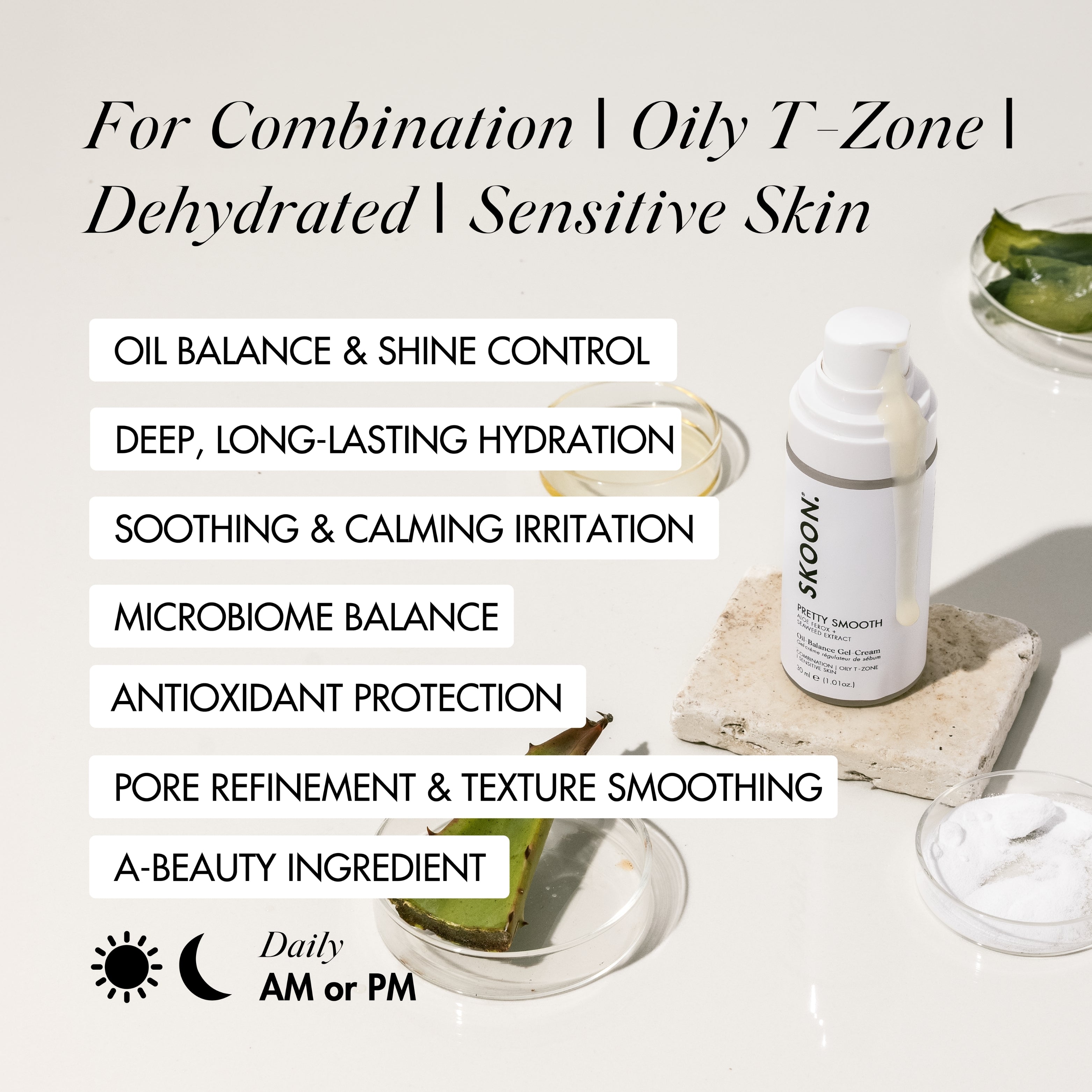 SKOON - Pretty Smooth Oil-Balance Gel-Cream Refill 30ml