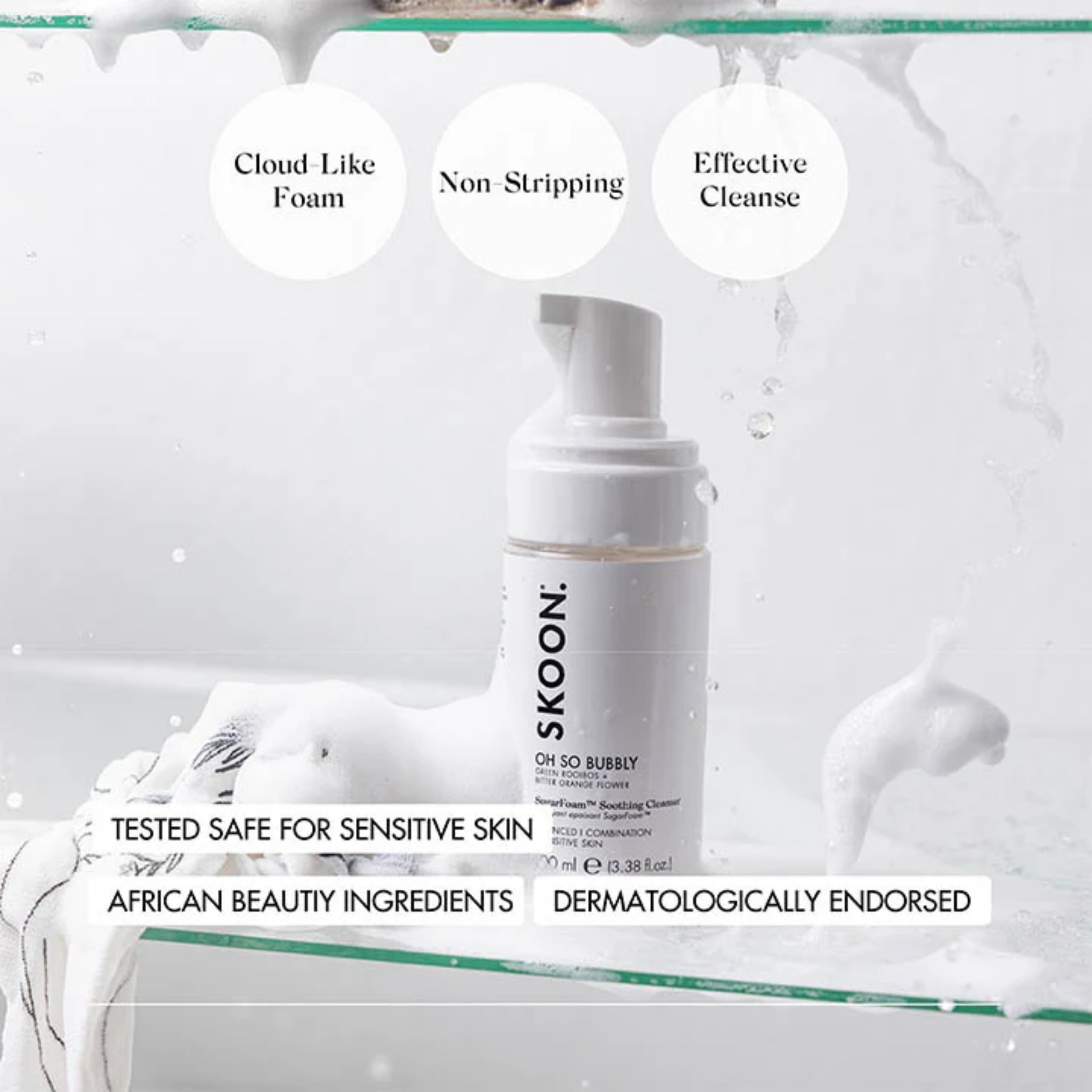SKOON - Oh So Bubbly - SugarFoam Soothing Cleanser 100ml