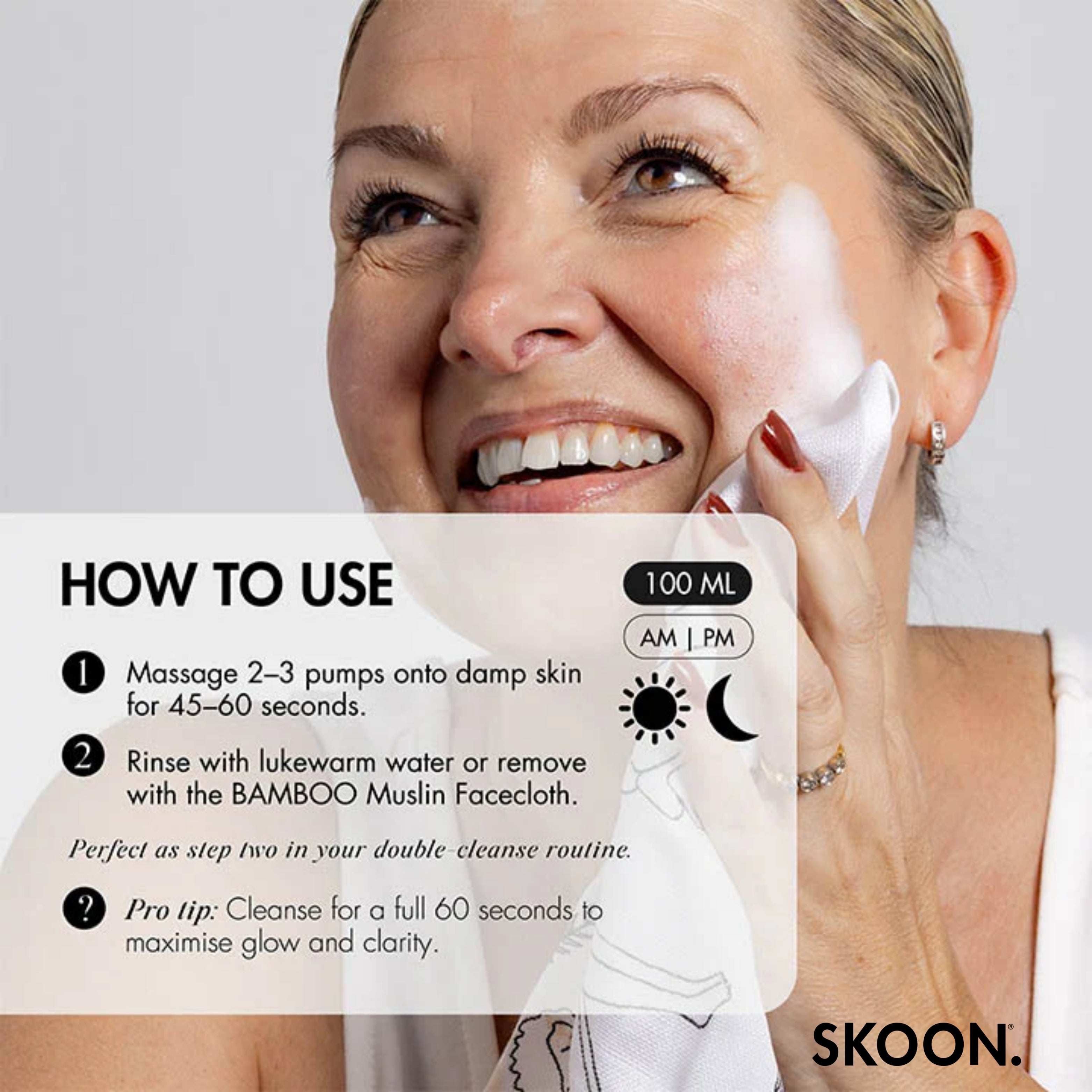 SKOON - Oh So Bubbly - SugarFoam Soothing Cleanser 100ml