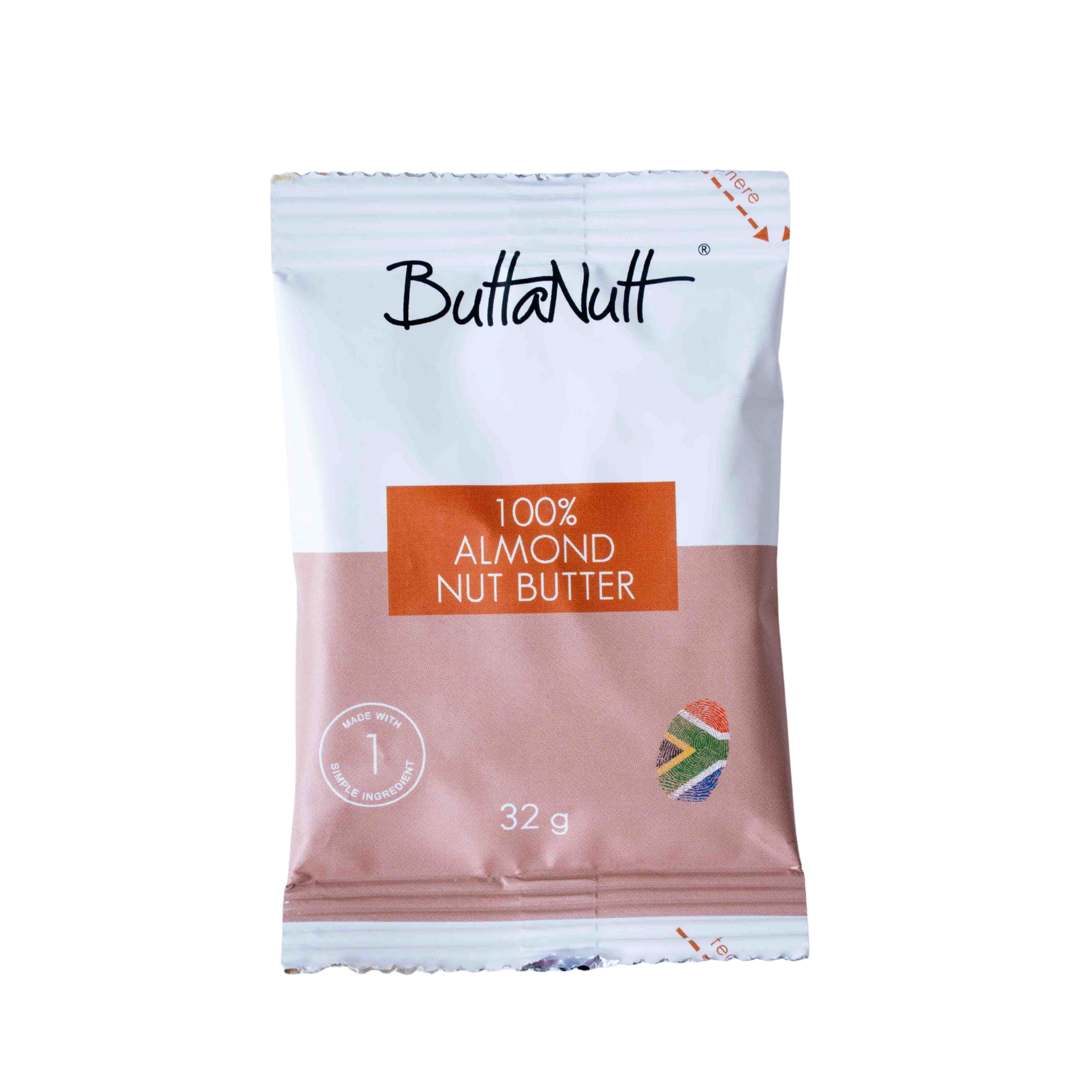 ButtaNutt - 100% Almond Nut Butter Sachet 32g