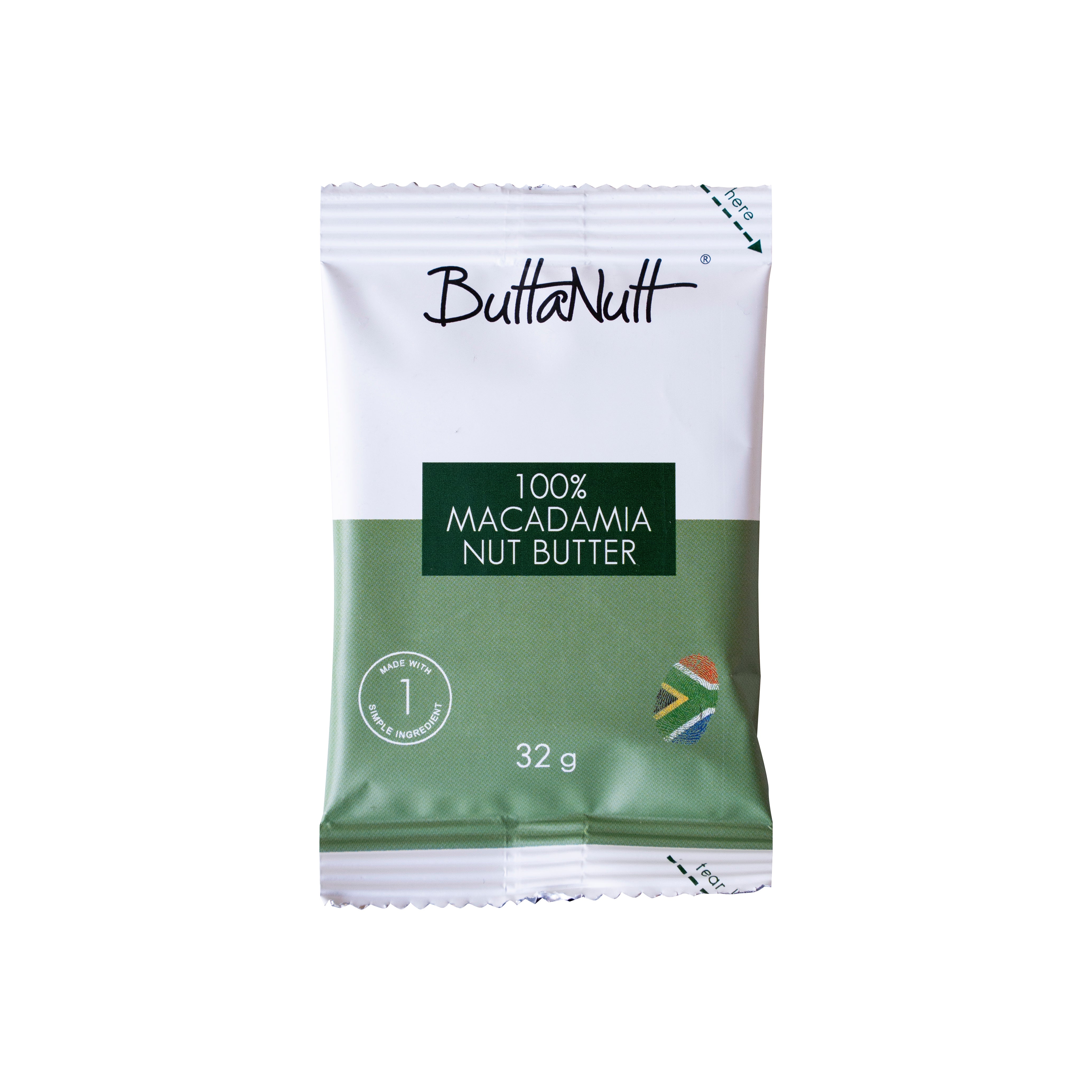 ButtaNutt - 100% Macadamia Nut Butter Sachet 32g