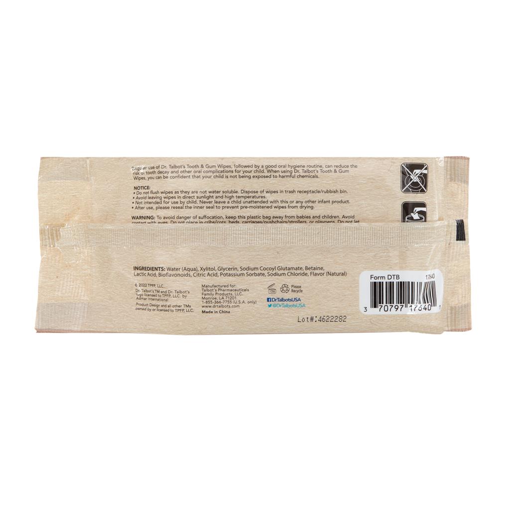 Dr Talbot's - Baby Tooth & Gum Wipes 36s