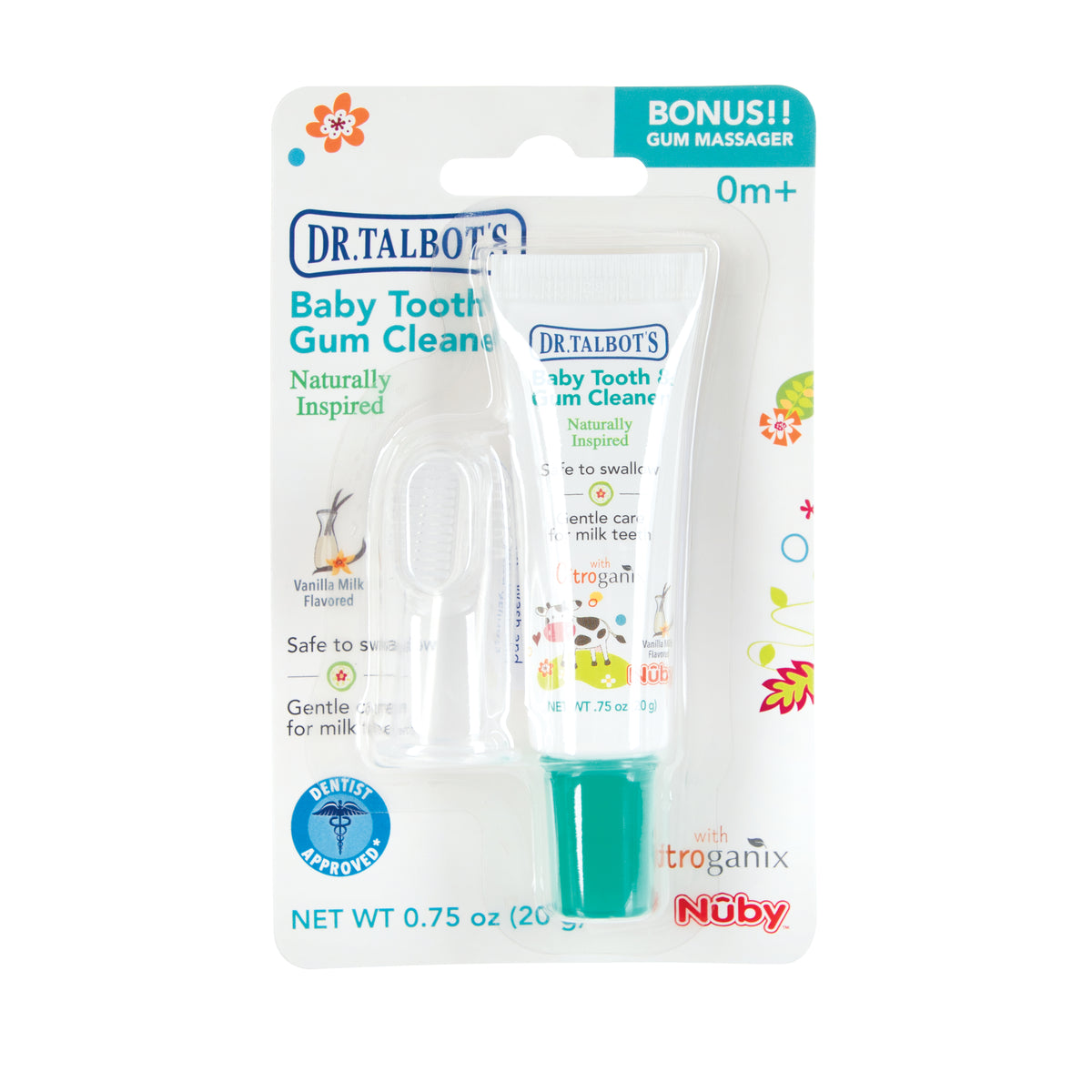 Dr Talbot's - Baby Toothpaste & Finger Brush Set