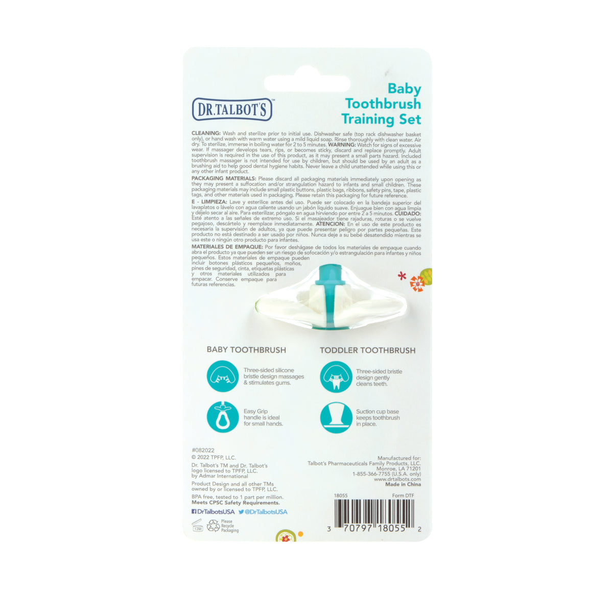 Dr Talbot's - Toothbrush Training Set 2pc