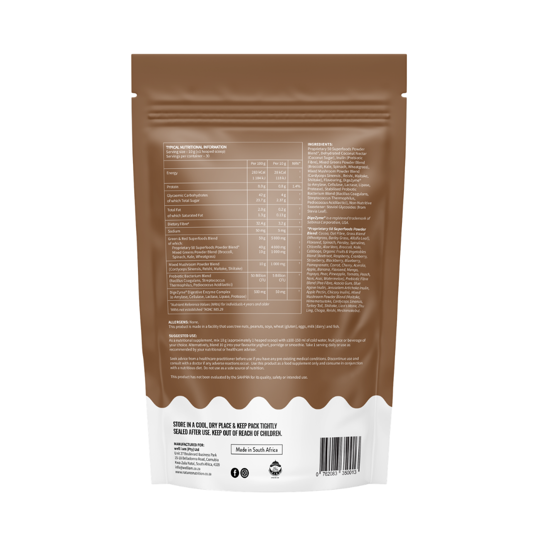 Nature's Nutrition - Superfood Blend Super Cacao Concentrate 300g