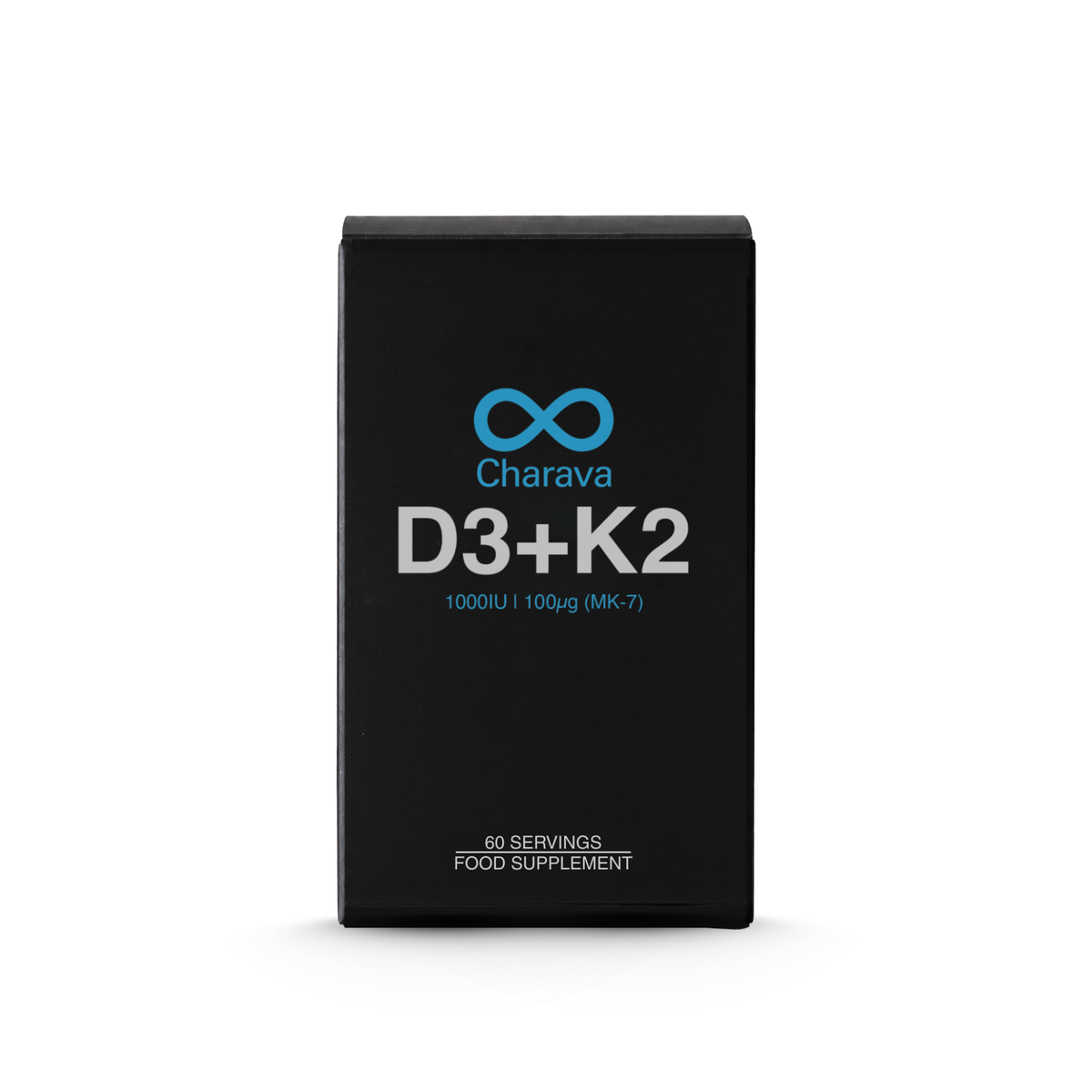 Charava - D3 (1000IU) + K2 (MK-7) (100ug) 60s