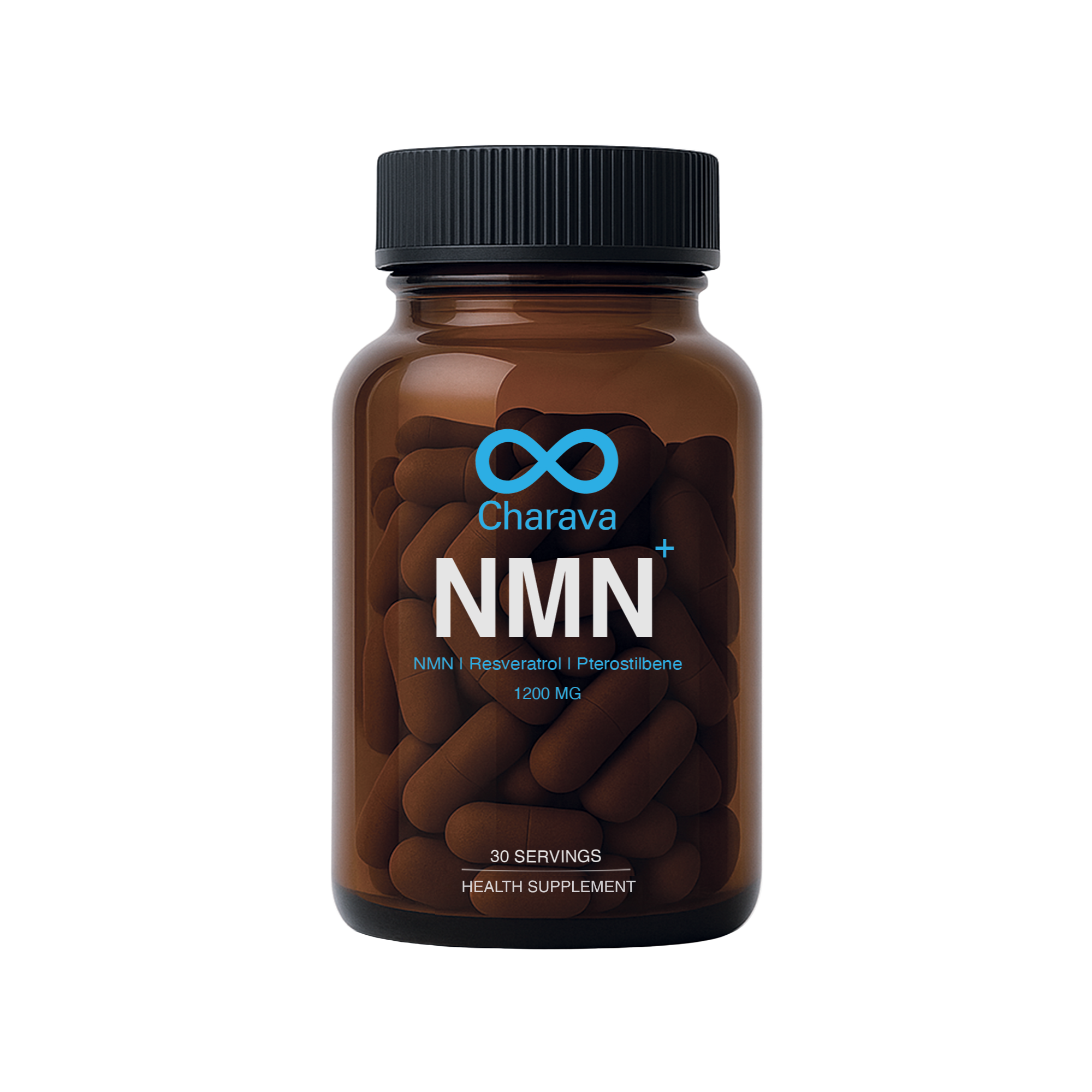 Charava - NMN+ Resveratrol Pterstilbene 1200mg 60s
