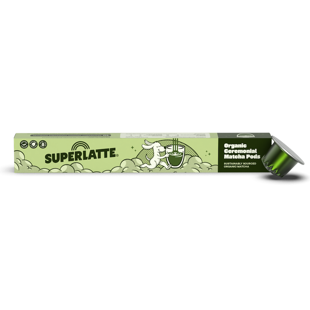 Superlatte - Ceremonial Matcha Pods Organic 10s 30g