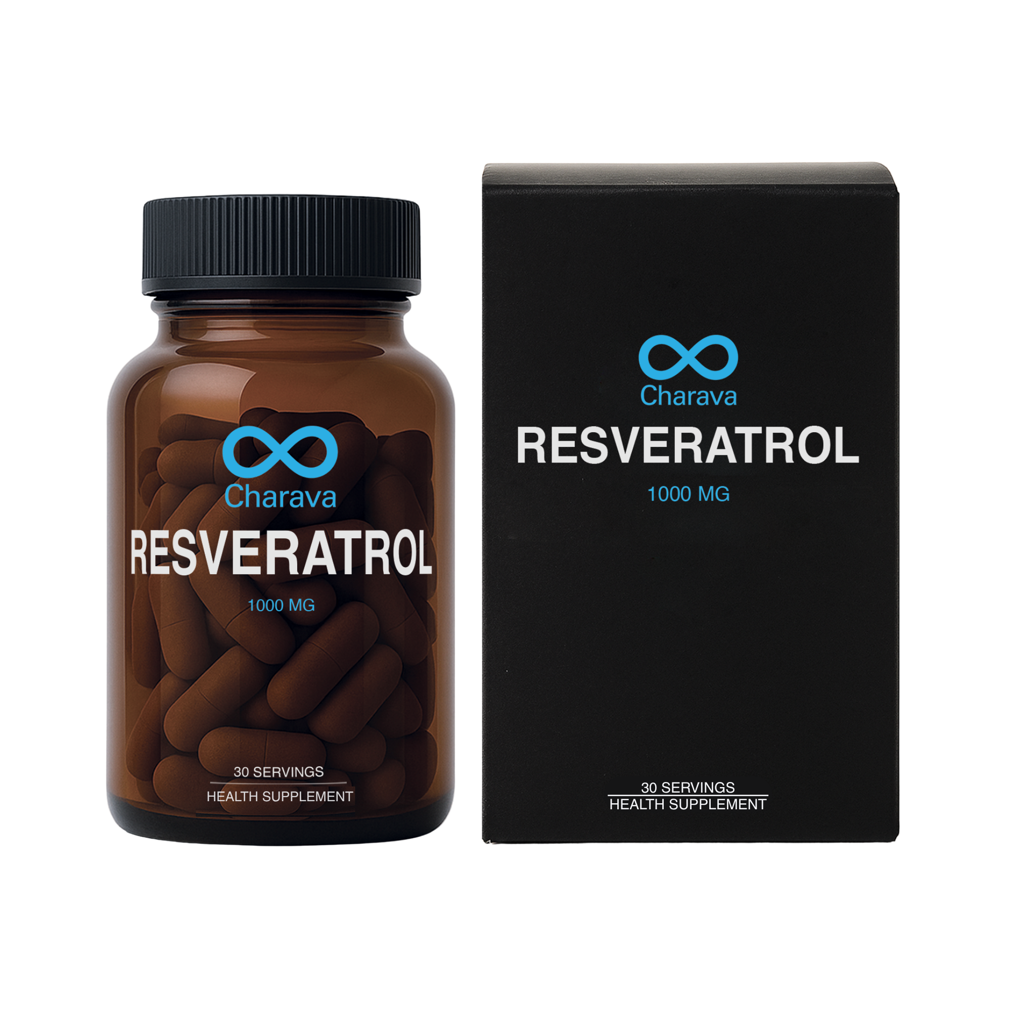 Charava - Resveratrol 1000mg 60s