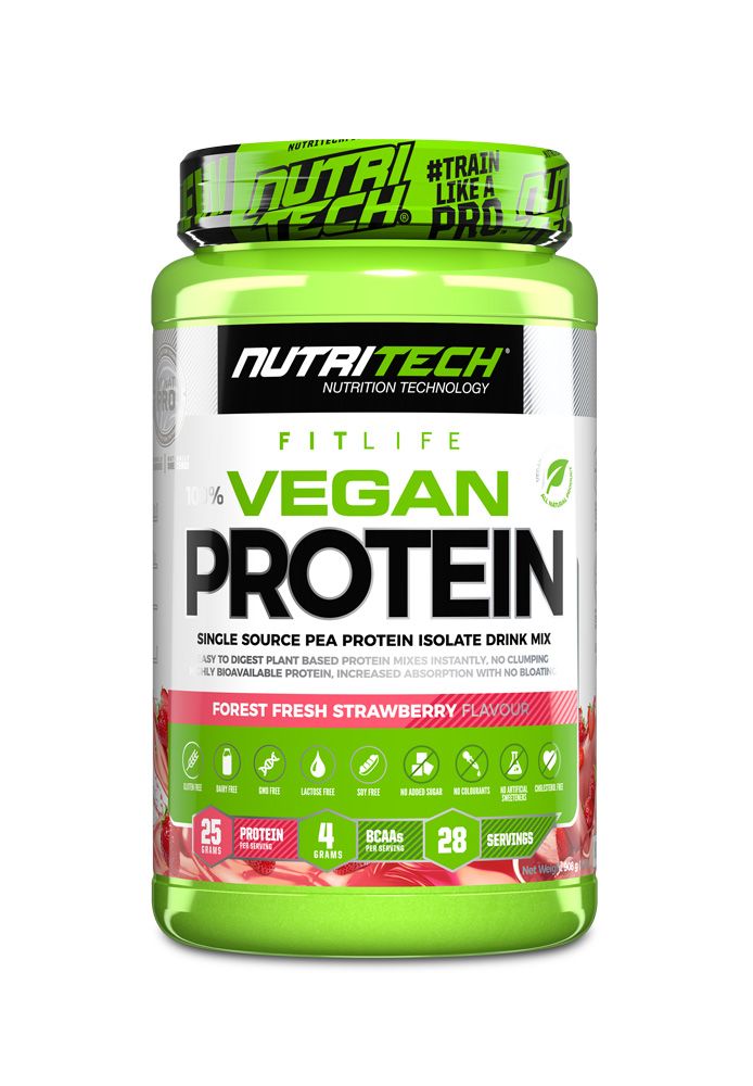 Nutritech - 100% Vegan Protein Strawberry