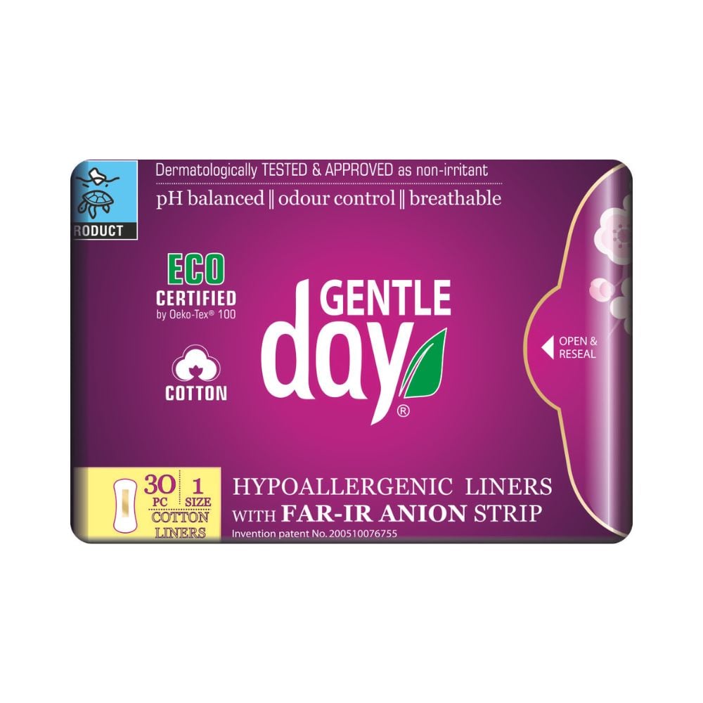 Gentle Day - Organic Cotton Liners Regular 30s