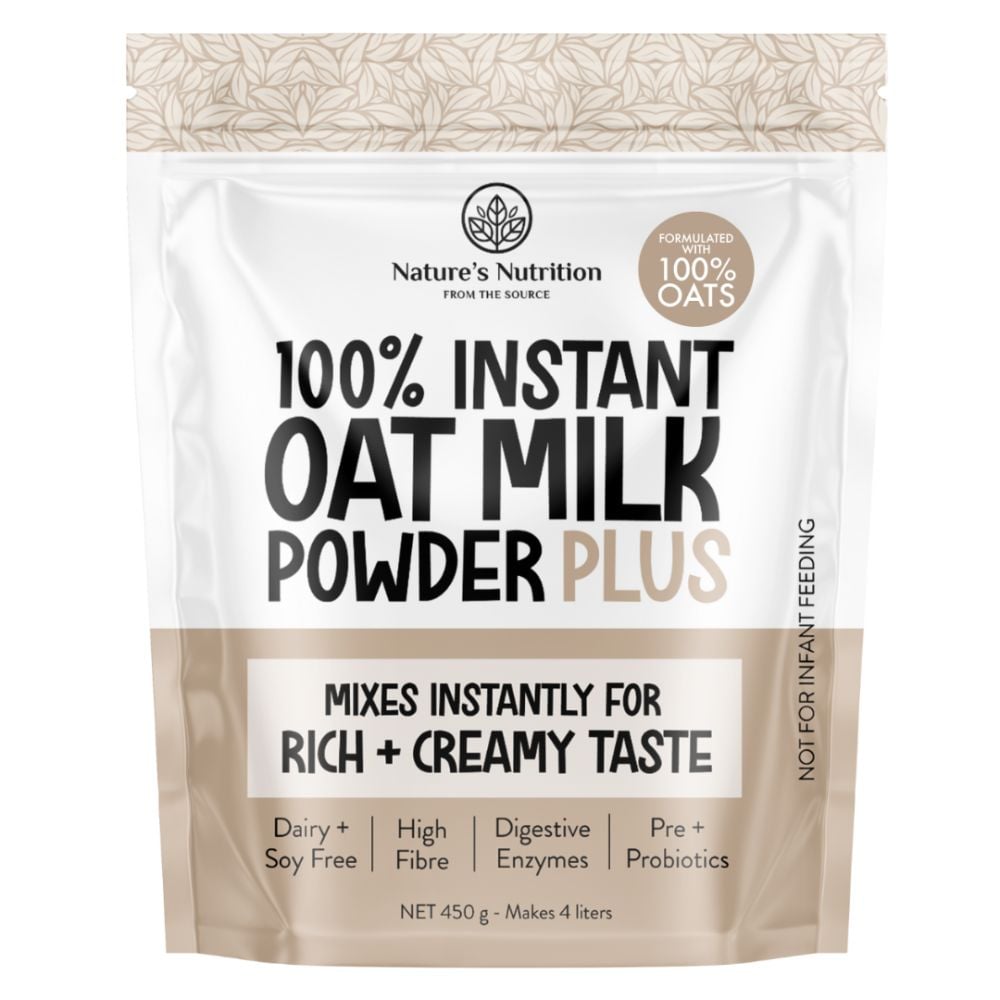 Nature's Nutrition - 100% Instant Oat Milk Powder Plus 450g