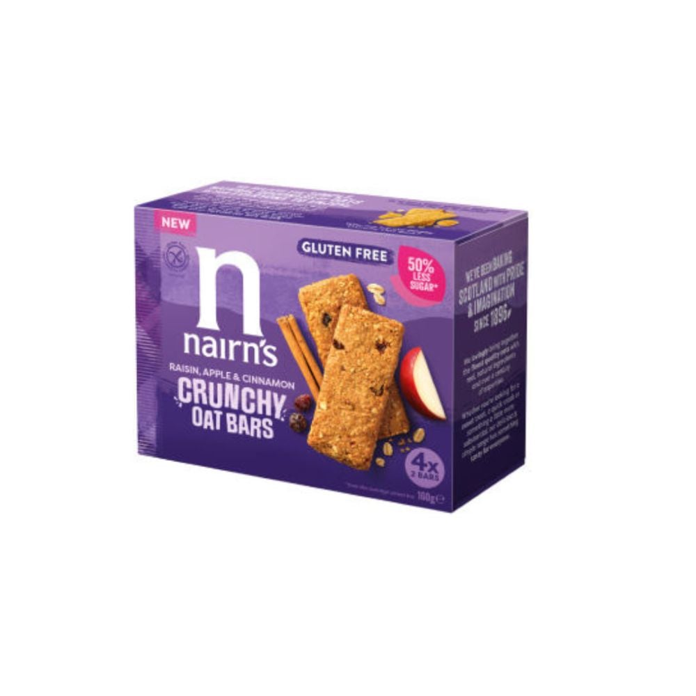 Nairns - Oat Bars Apple & Cinnamon 4 x 40g