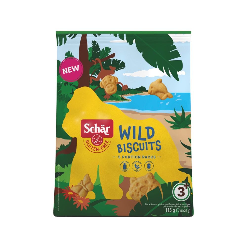 Schar - Wild Biscuits Gluten Free (5 x 23g)