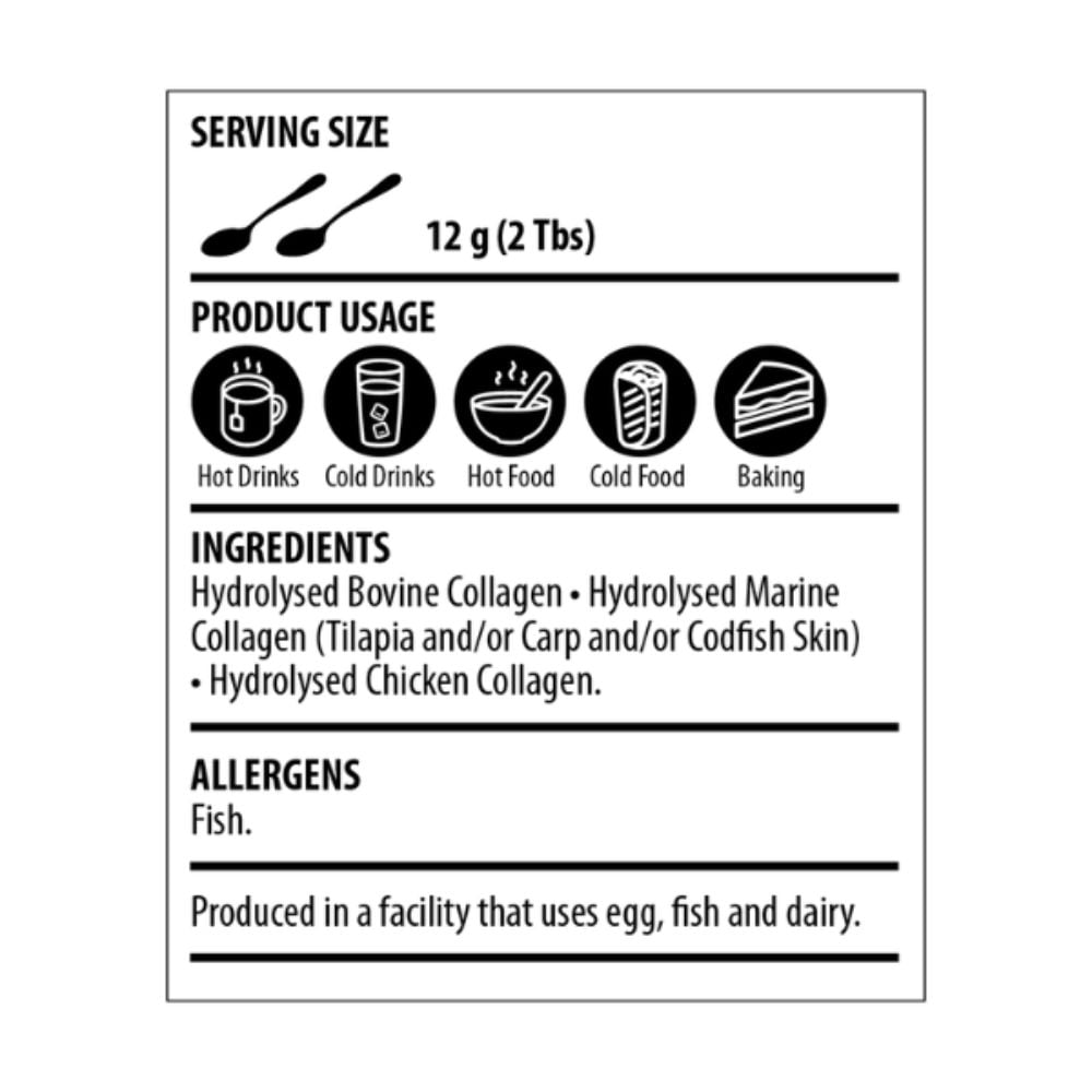 The Harvest Table - Multi Collagen Granules Refill Pouch 350g