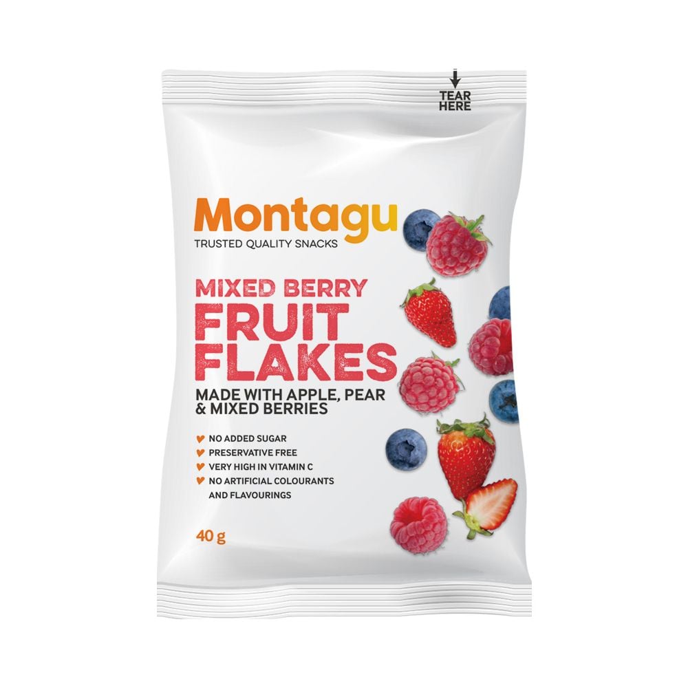 Montagu - Fruit Flakes Mixed Berry 40g
