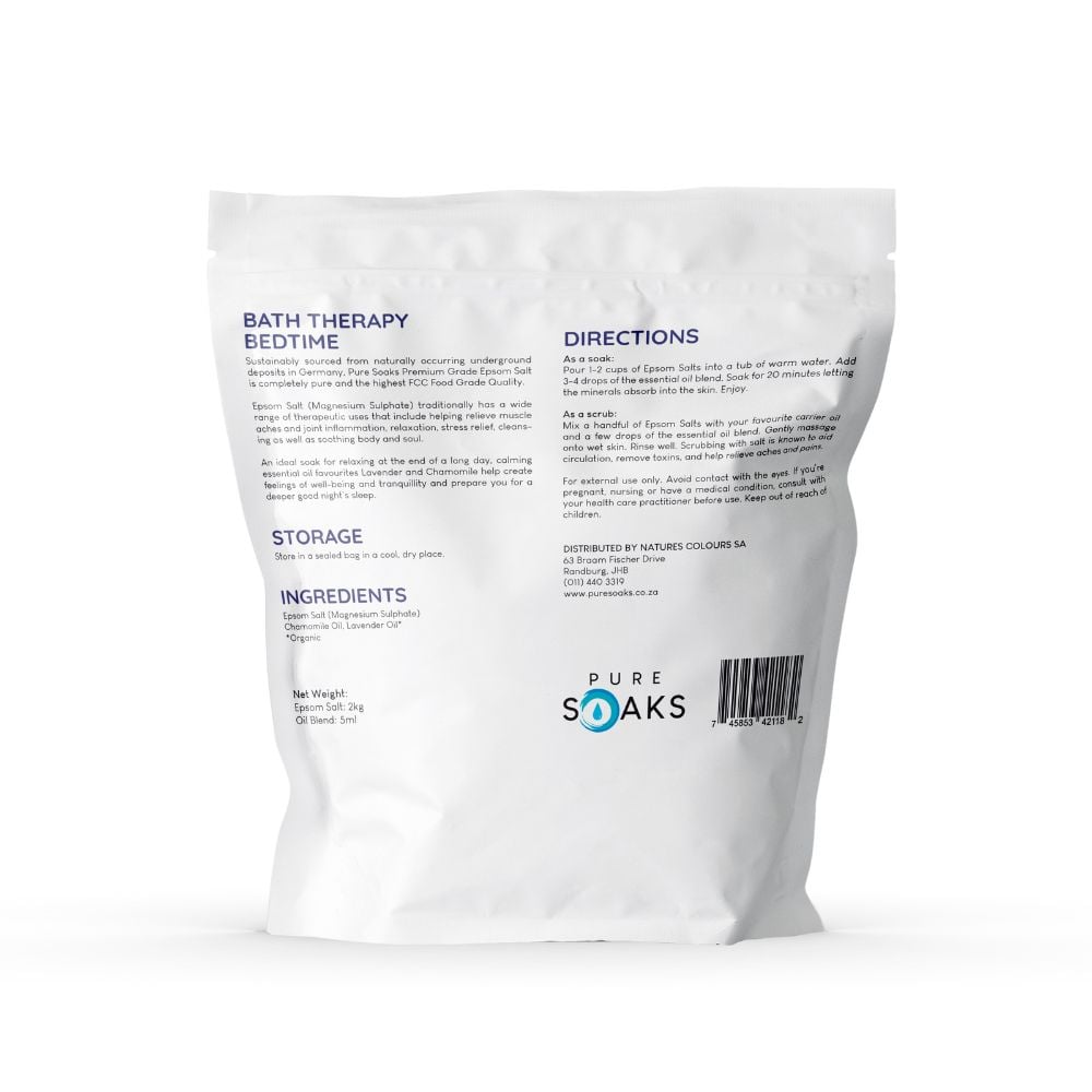 Pure Soaks - Epsom Salt Bedtime 2kg