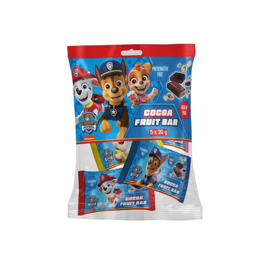 Paw Patrol - Cocoa Fruit Bar 100g