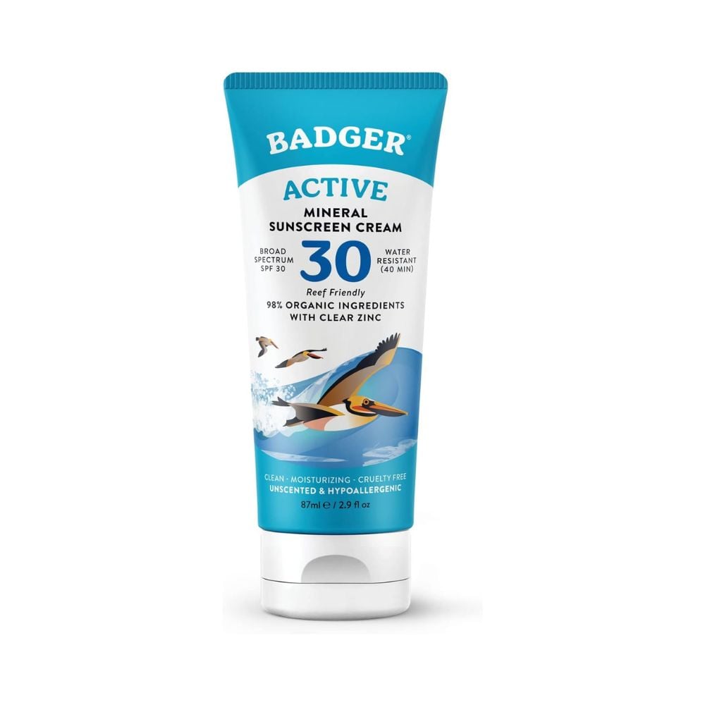 Badger - Active Mineral Sunscreen Cream SPF 30 87ml