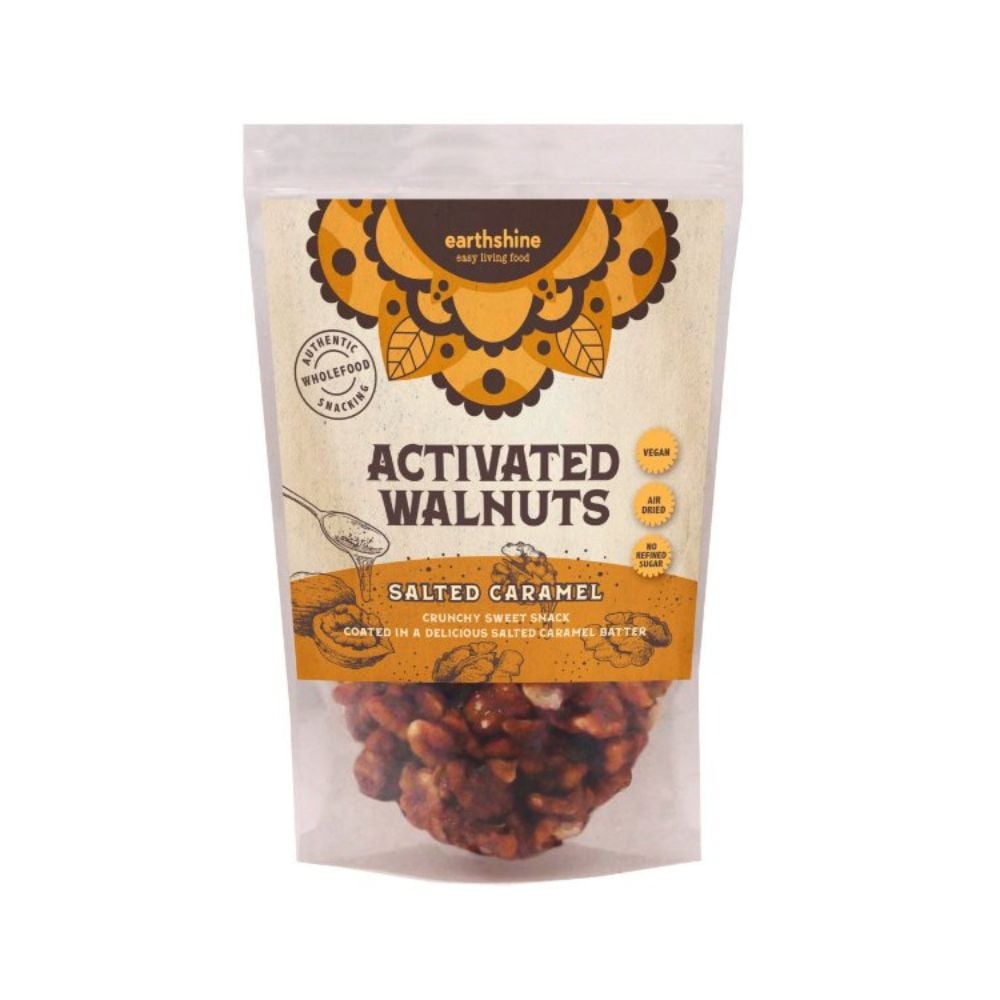 Earthshine - Activated Walnuts Salted Caramel 165g