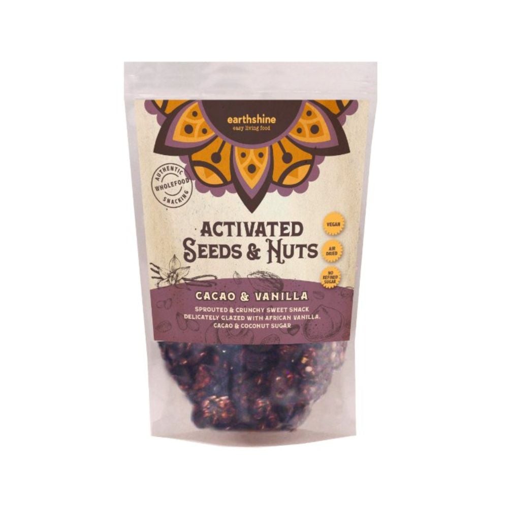 Earthshine - Activated Seeds & Nuts Cacao & Vanilla 165g