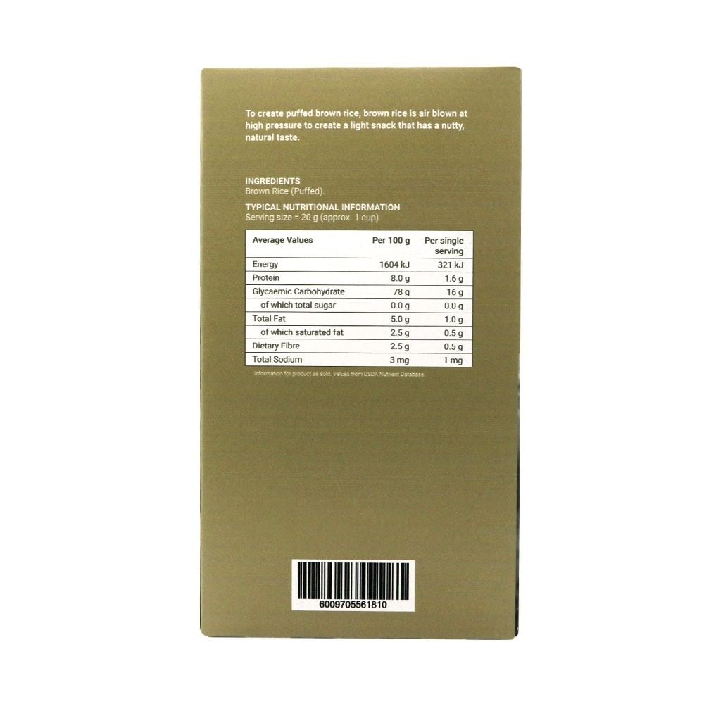 Wellness - Puffed Brown Rice 100g