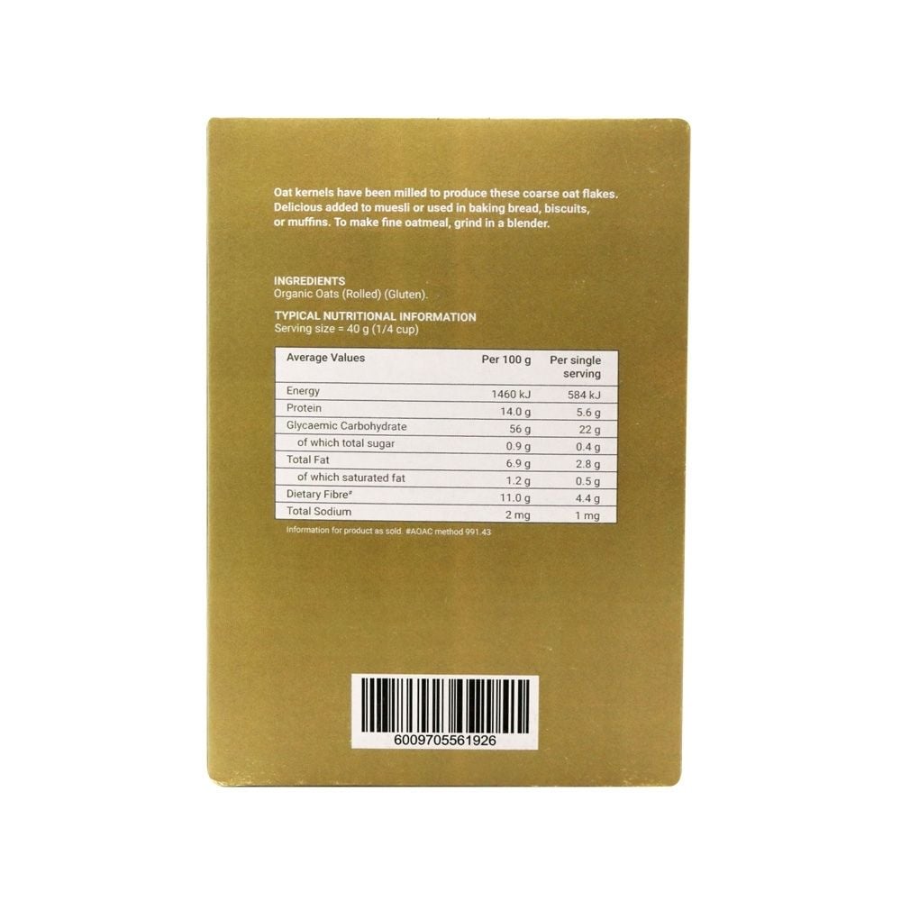 Wellness - Rolled Oats Organic 500g