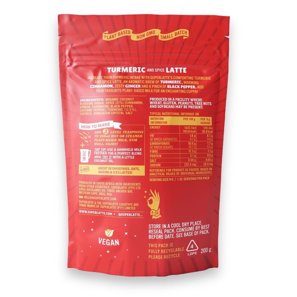Superlatte - Latte Turmeric 200g