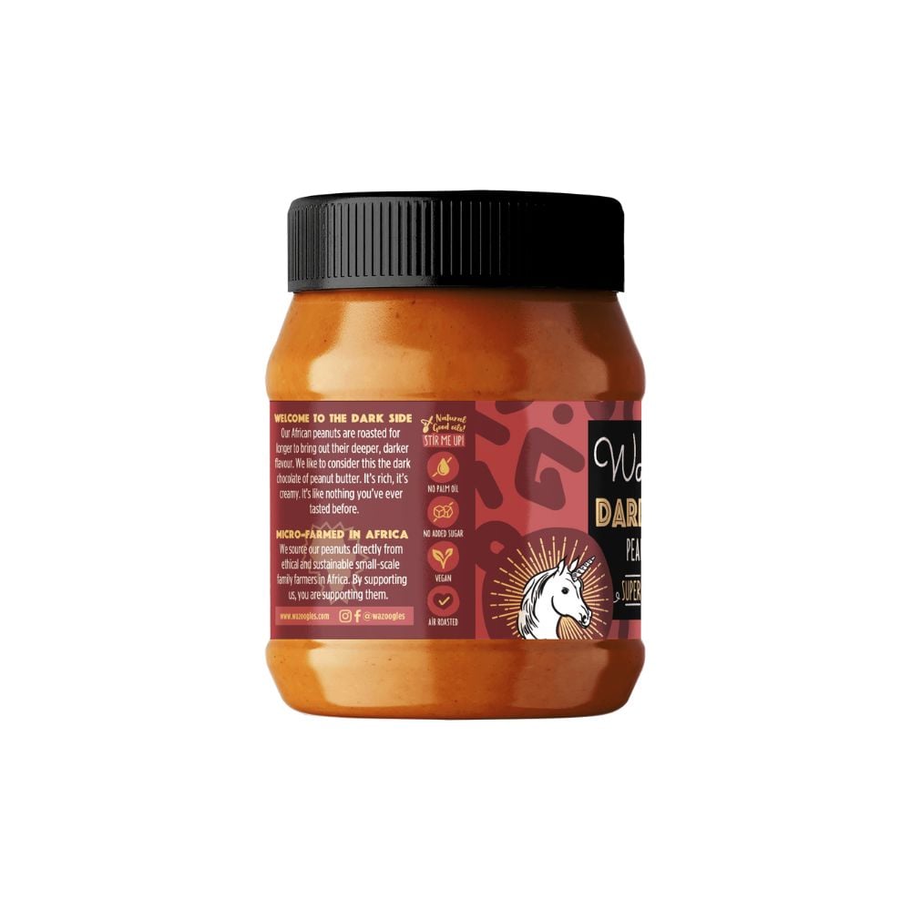Wazoogles - Peanut Butter Dark Roast Smooth 400g
