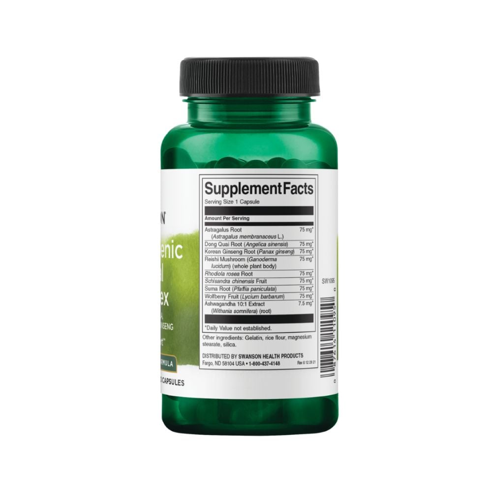 Swanson - Adaptogenic Herbal Complex with Rhodiola, Ashwagandha & Ginseng 60s