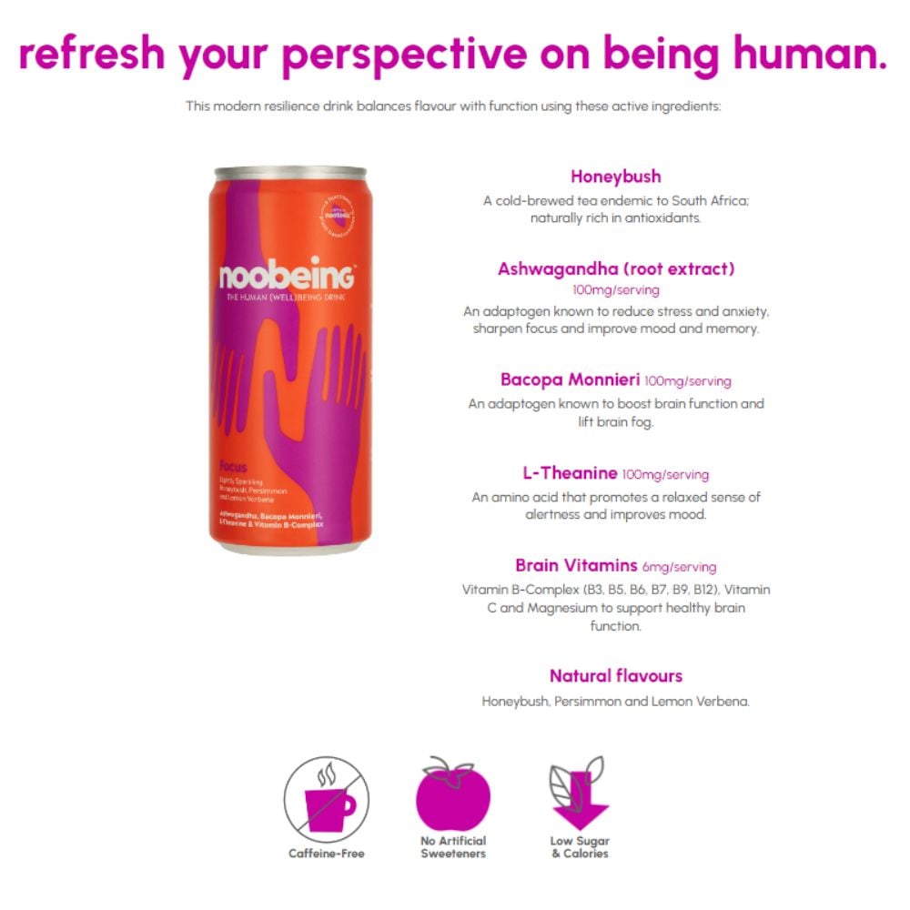 Noobeing - Sparkling Drink Focus 300ml
