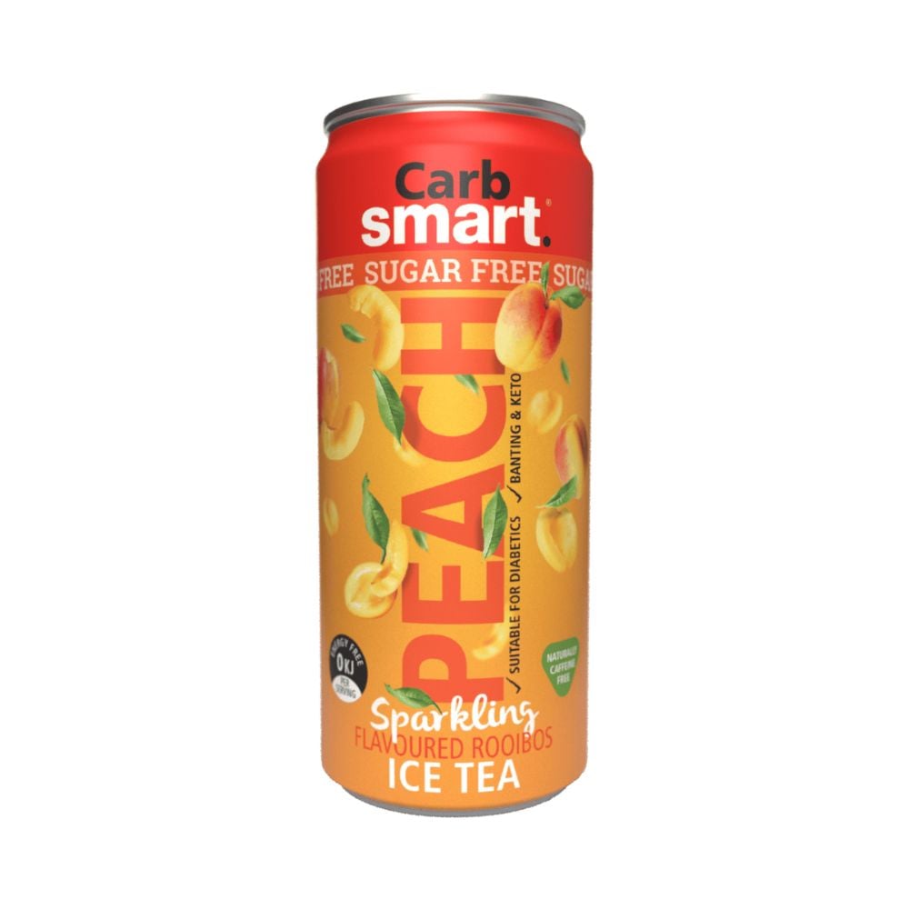 Carbsmart - Sparkling Rooibos Ice Tea Peach 300ml