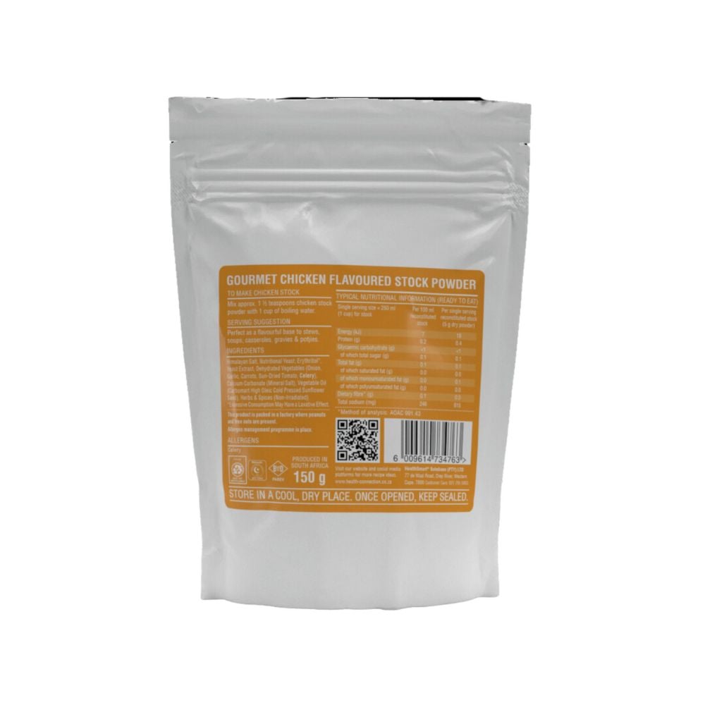 Health Connection - Gourmet Chicken Flavoured Stock Powder 150g