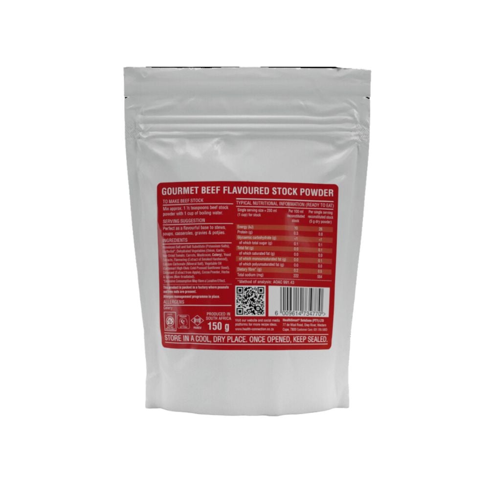 Health Connection - Gourmet Beef Flavoured Stock Powder 150g