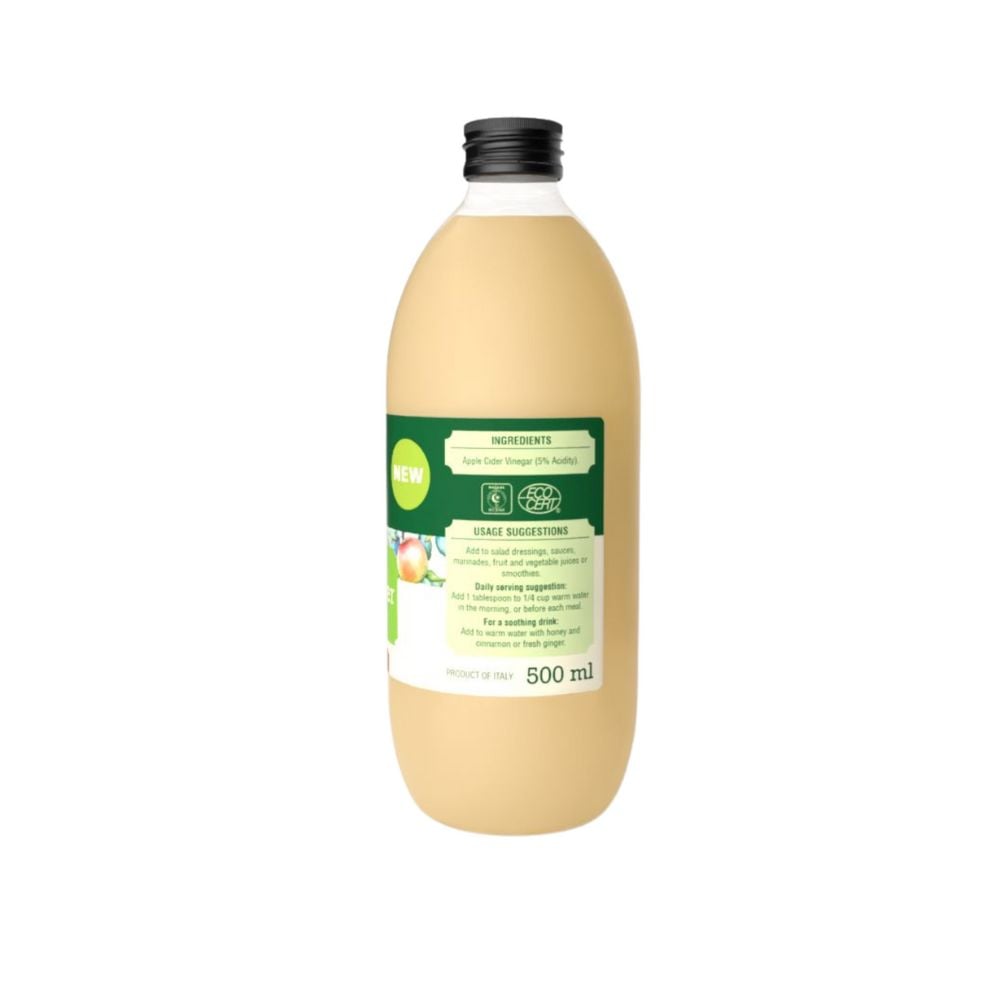 Health Connection - Apple Cider Vinegar Organic Unfiltered 500ml