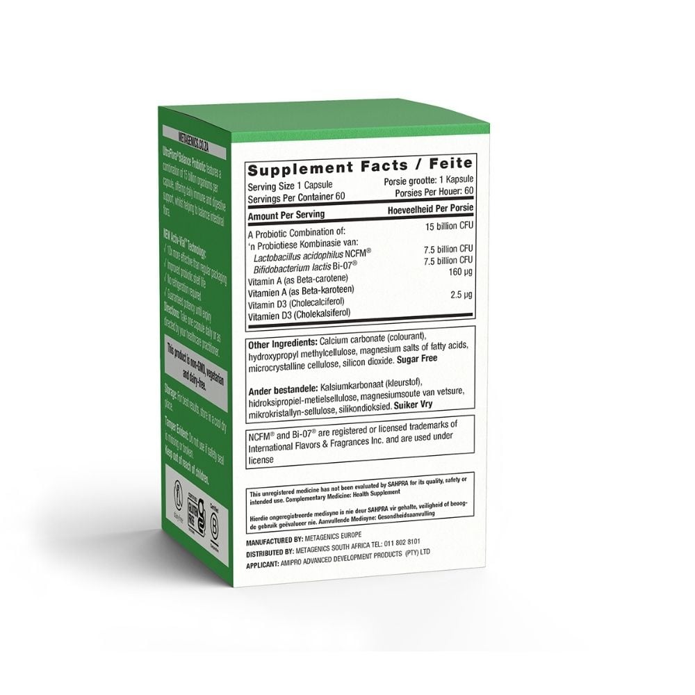 Metagenics - UltraFlora Balance Probiotic 60s