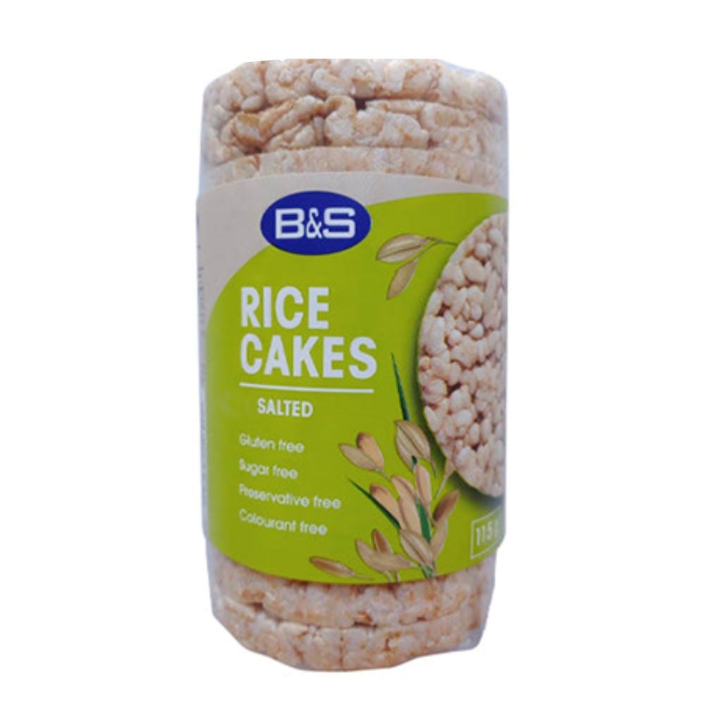 B & S - Rice Cakes Salted 115g