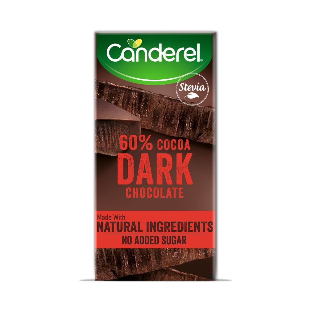 Canderel - 60% Dark Chocolate Slab 75g