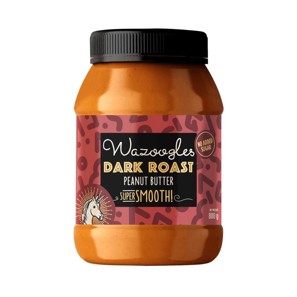 Wazoogles - Peanut Butter Dark Roast Smooth 800g