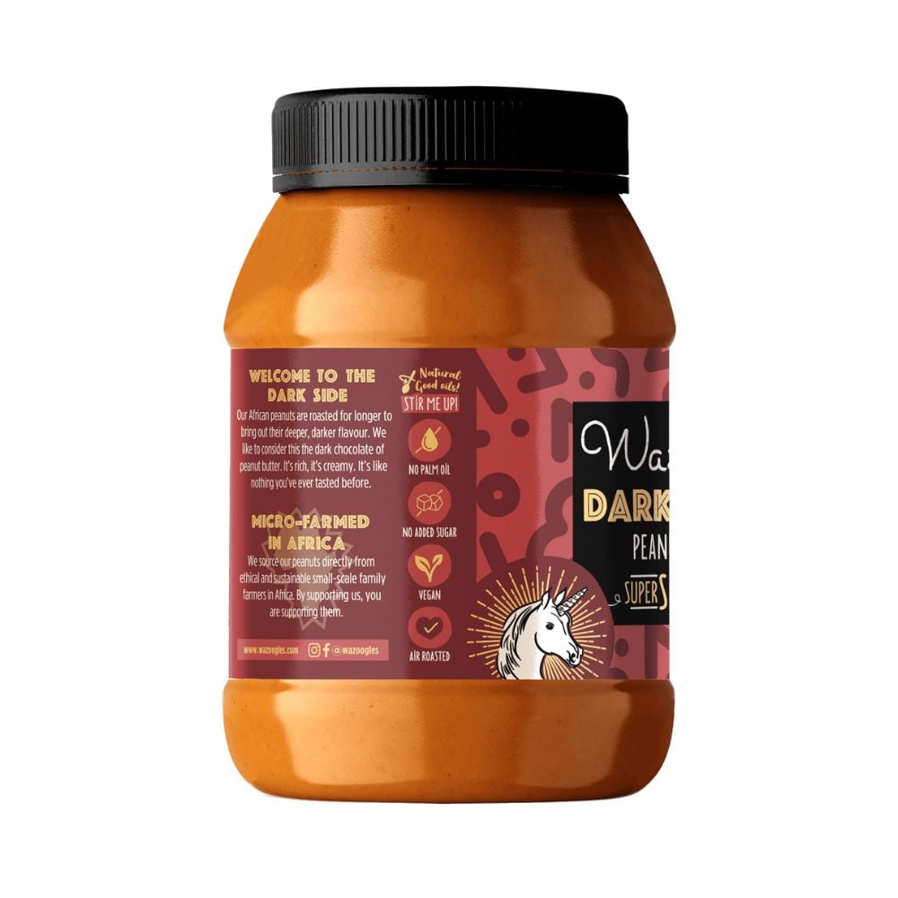 Wazoogles - Peanut Butter Dark Roast Smooth 800g