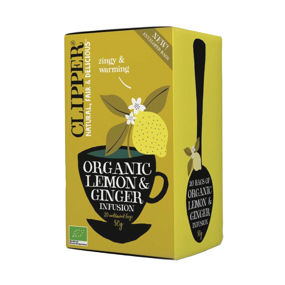 Clipper - Tea Lemon & Ginger Organic 20s