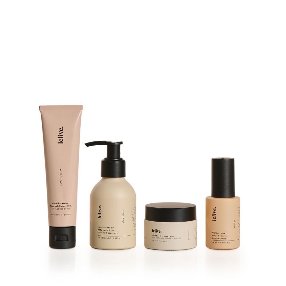 Lelive - Body Glow Up Mini Edition 4 Piece Set