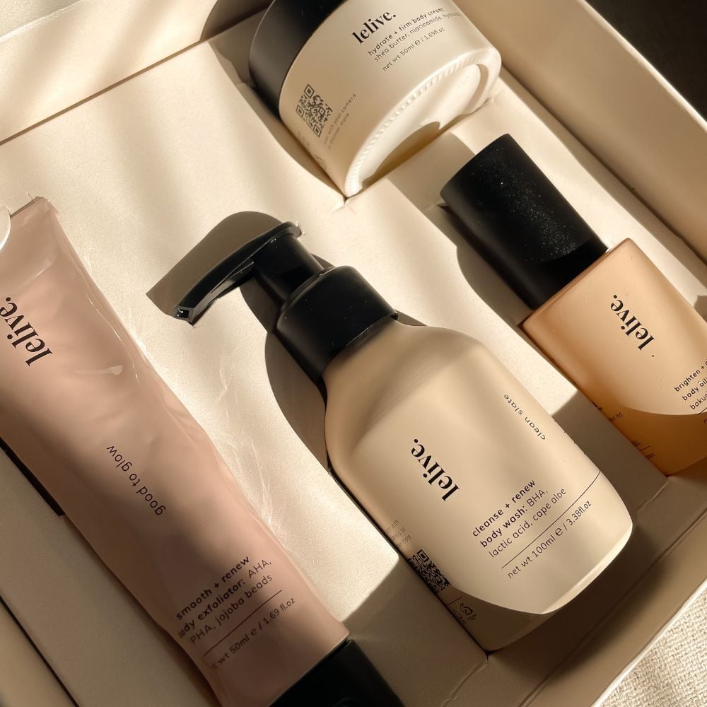 Lelive - Body Glow Up Mini Edition 4 Piece Set