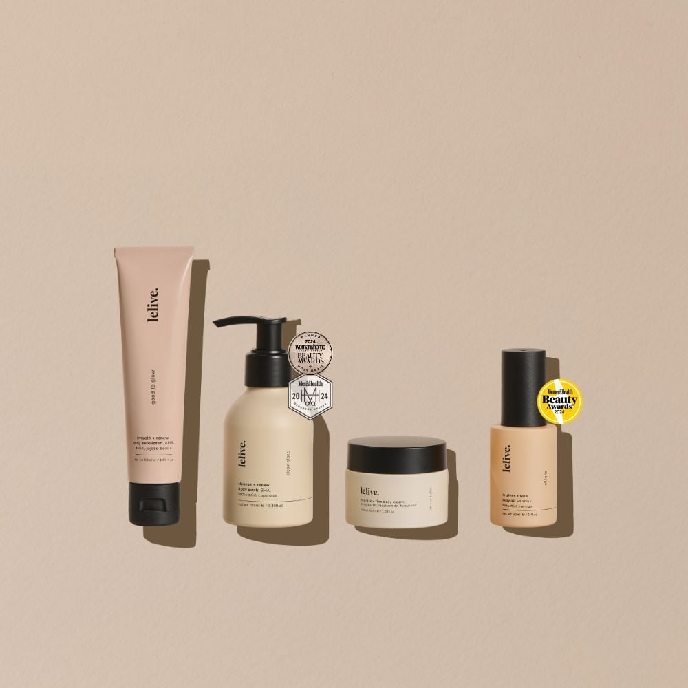 Lelive - Body Glow Up Mini Edition 4 Piece Set