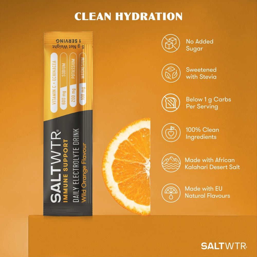 SALTWTR - Electrolytes Wild Orange Immune Support 8s
